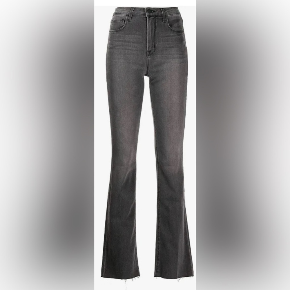 L'AGENCE TALL Gray Straight Leg Women's Jeans - Picture 2 of 6